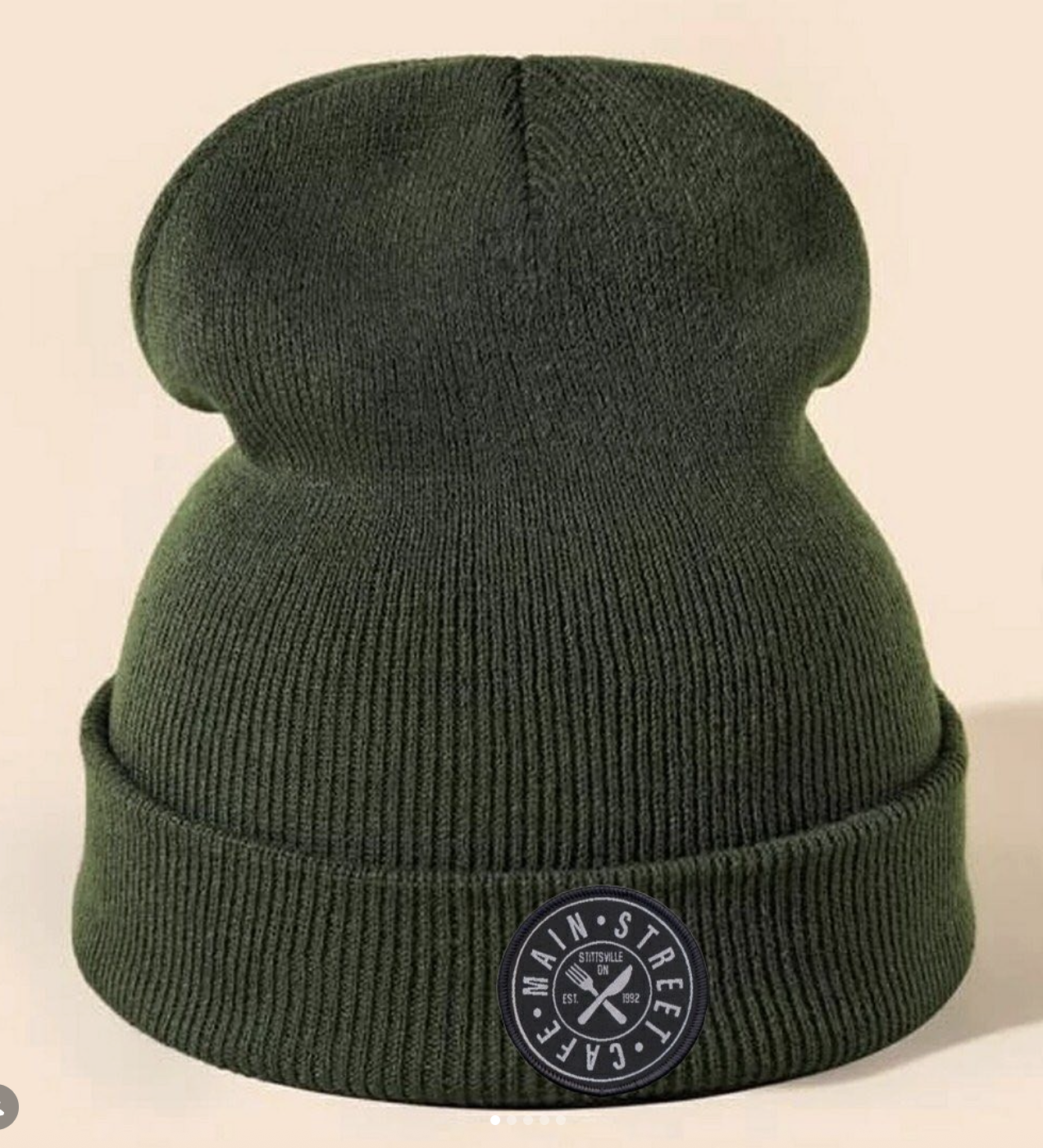 Olive green MSC beanie
